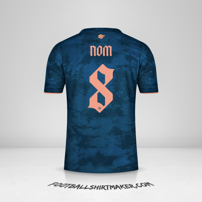 Maillot Arsenal Cup 2020/21 Troisième -  nom - 8