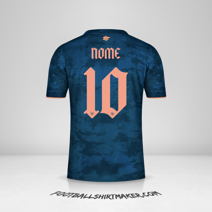 Maglia Arsenal Cup 2020/21 Terza -  nome - 10