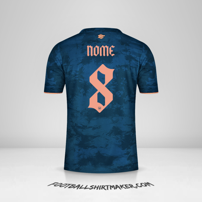 Maglia Arsenal Cup 2020/21 Terza -  nome - 8