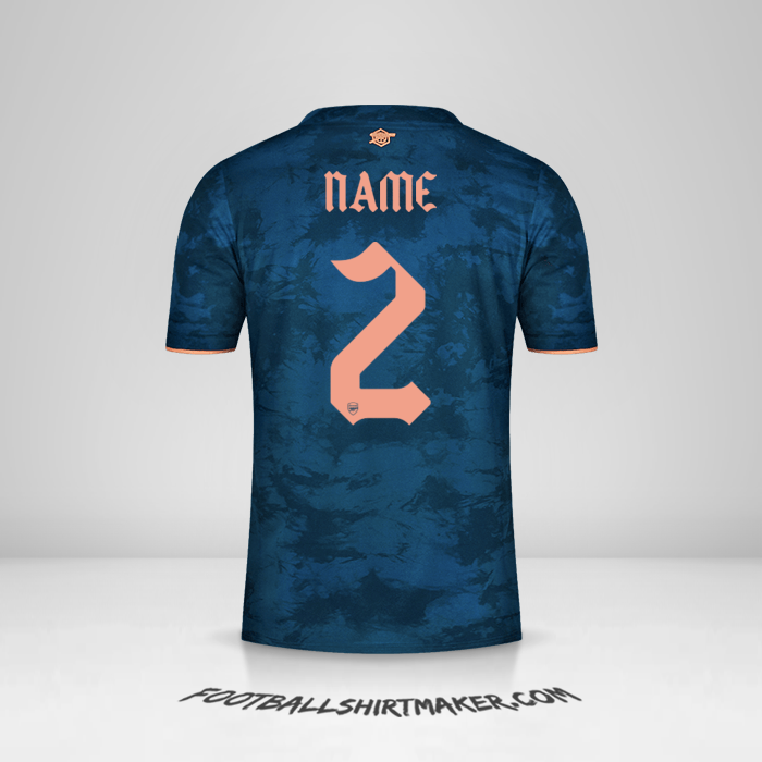 Shirt Arsenal Cup 2020/21 Third -  name - 2