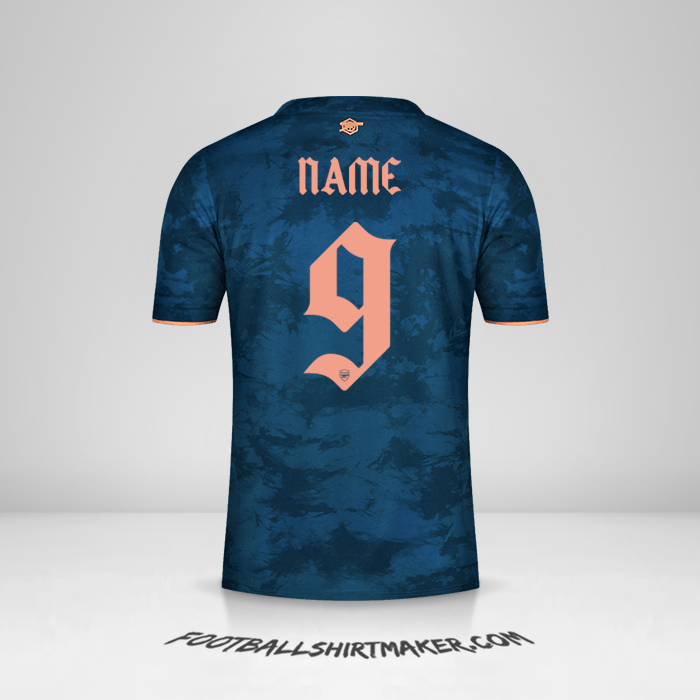 Shirt Arsenal Cup 2020/21 Third -  name - 9
