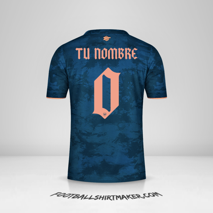 Jersey Arsenal Cup 2020/21 III -  tu nombre - 0