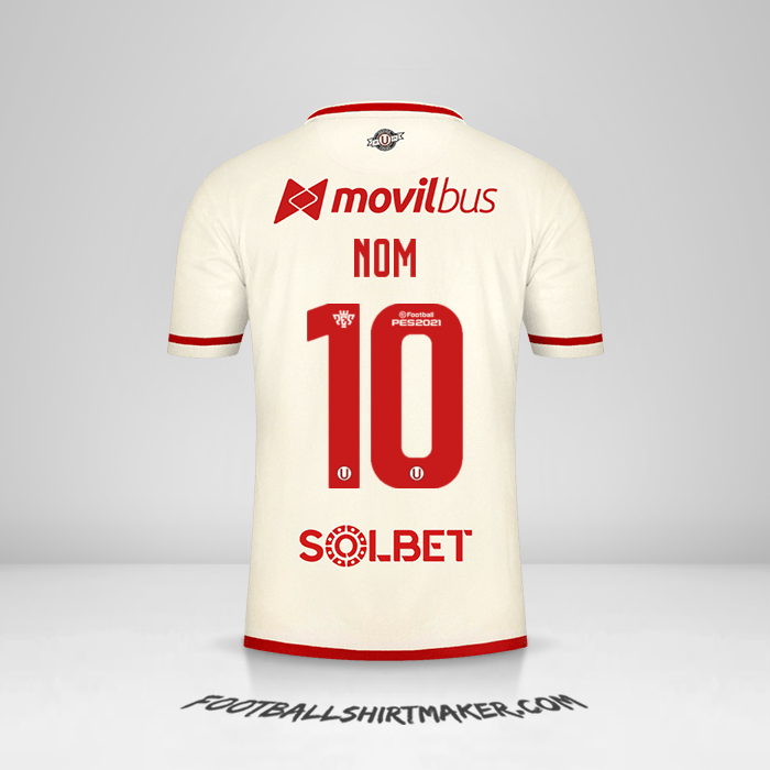 Maillot Universitario 2021 -  nom - 10