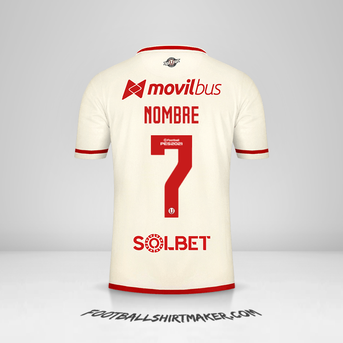 Jersey Universitario 2021 -  nombre - 7