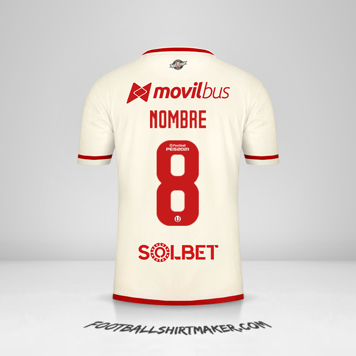 Jersey Universitario 2021 -  nombre - 8