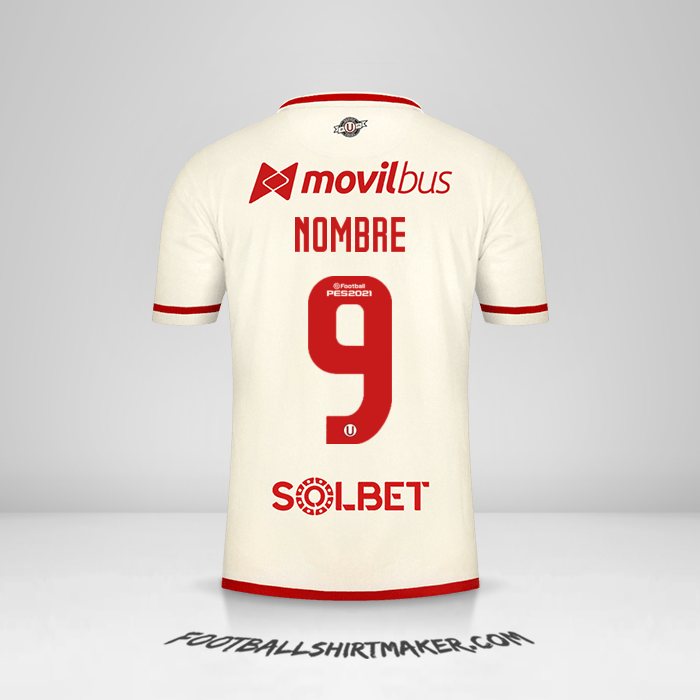Jersey Universitario 2021 -  nombre - 9