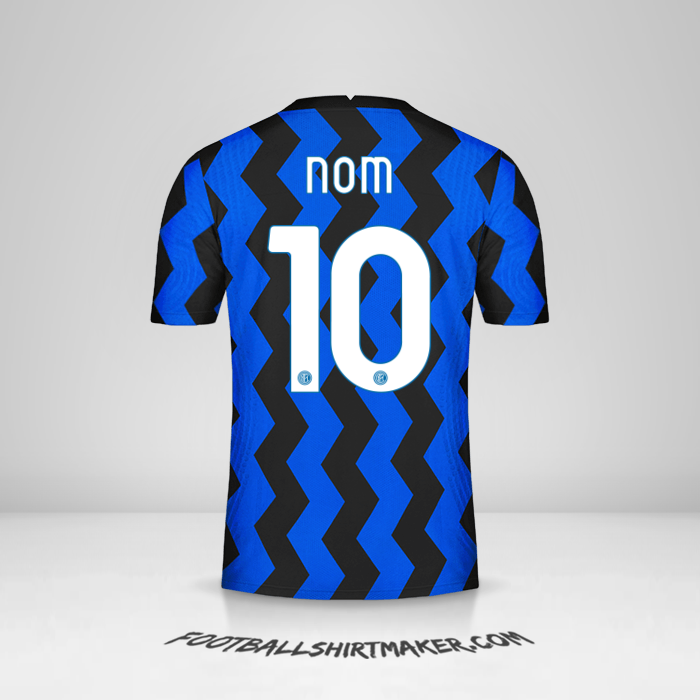 Maillot Inter Cup 2020/21 -  nom - 10