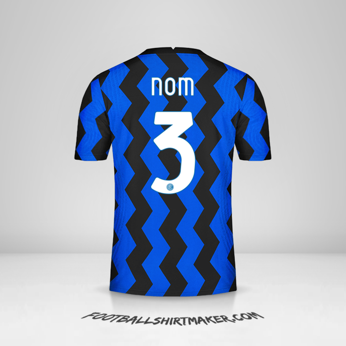 Maillot Inter Cup 2020/21 -  nom - 3