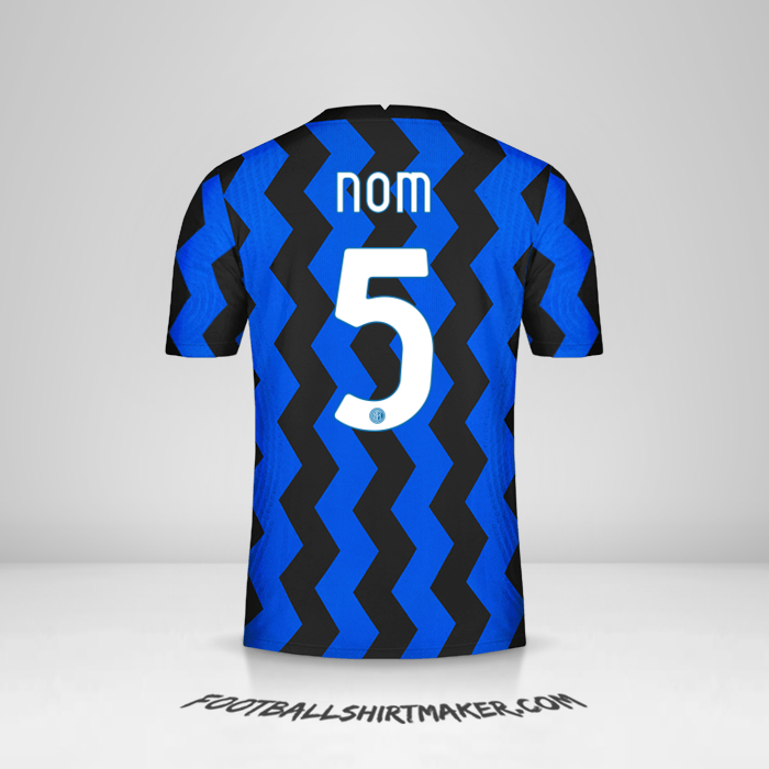 Maillot Inter Cup 2020/21 -  nom - 5