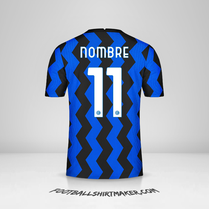 Jersey Inter Cup 2020/21 -  nombre - 11
