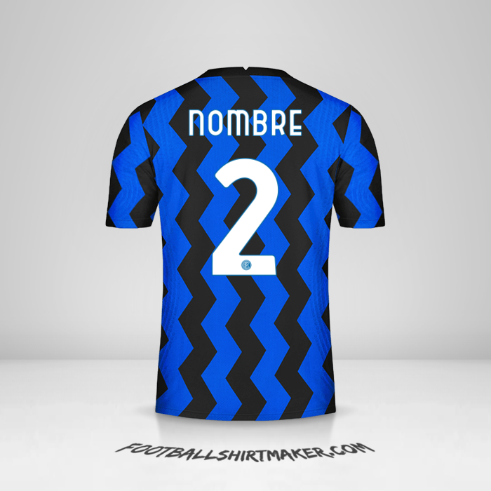 Jersey Inter Cup 2020/21 -  nombre - 2