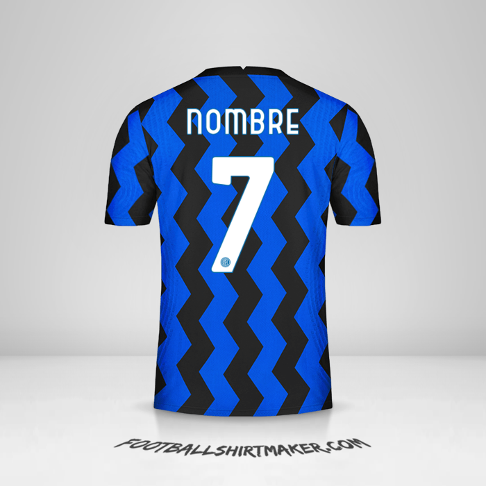 Jersey Inter Cup 2020/21 -  nombre - 7