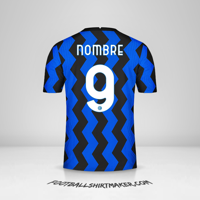 Jersey Inter Cup 2020/21 -  nombre - 9