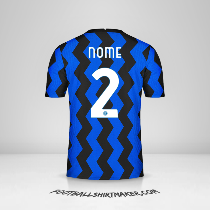 Camisola Inter Cup 2020/21 -  nome - 2