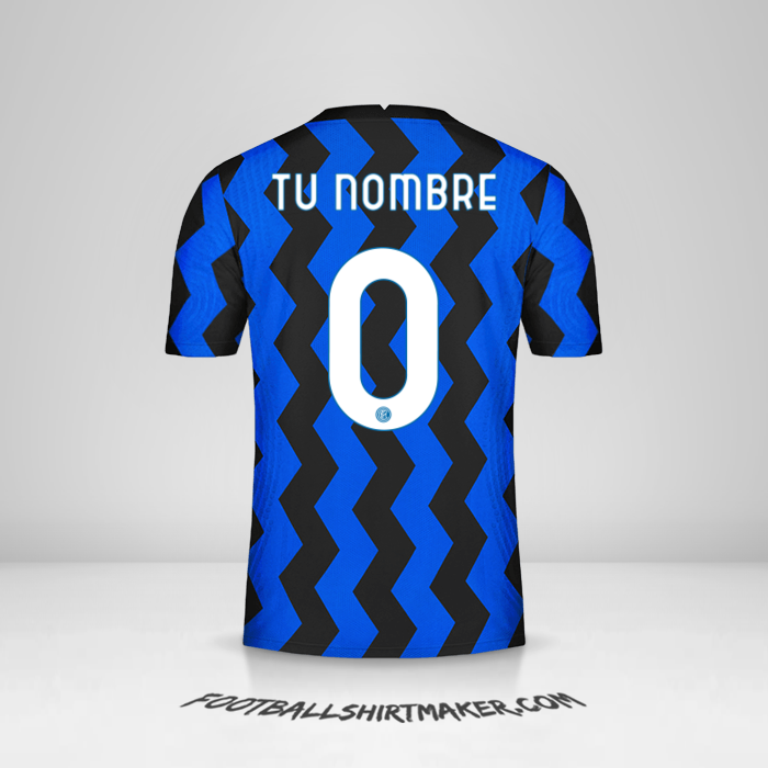 Jersey Inter Cup 2020/21 -  tu nombre - 0