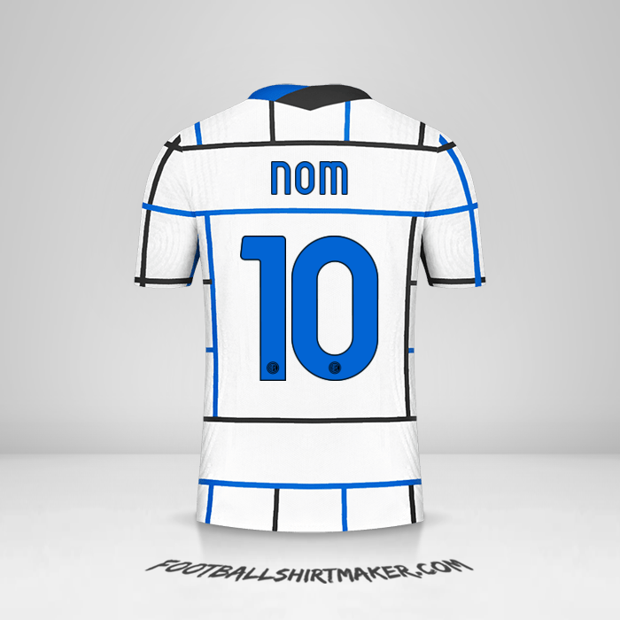 Maillot Inter Cup 2020/21 Extérieur -  nom - 10