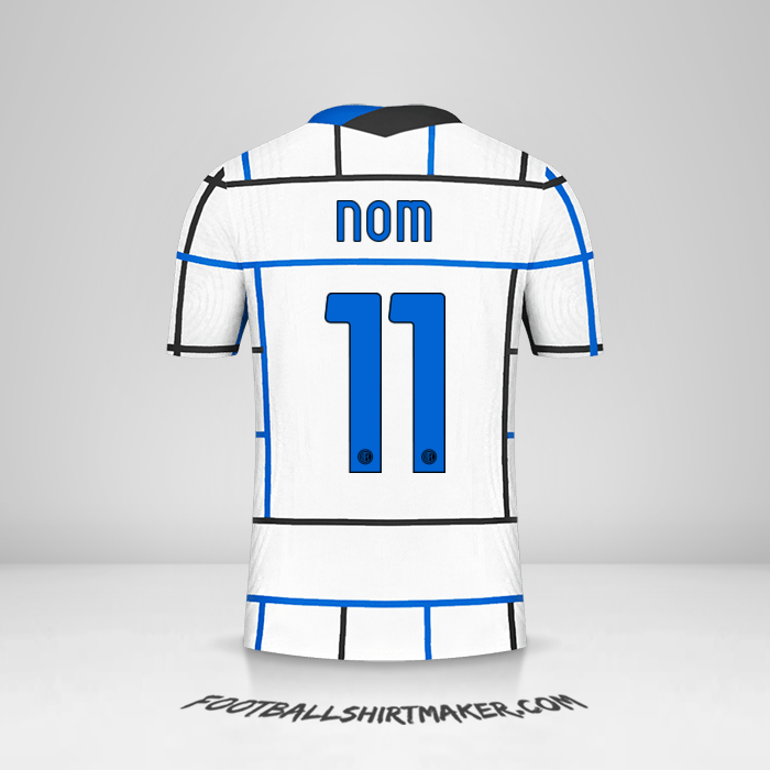 Maillot Inter Cup 2020/21 Extérieur -  nom - 11