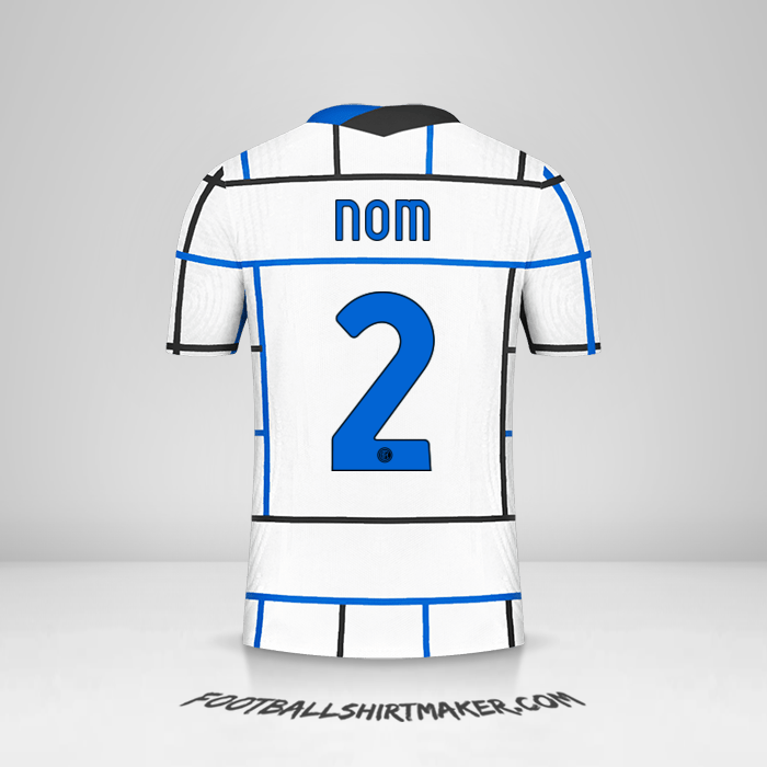 Maillot Inter Cup 2020/21 Extérieur -  nom - 2