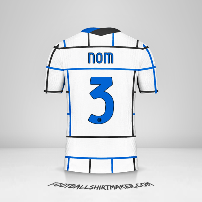 Maillot Inter Cup 2020/21 Extérieur -  nom - 3