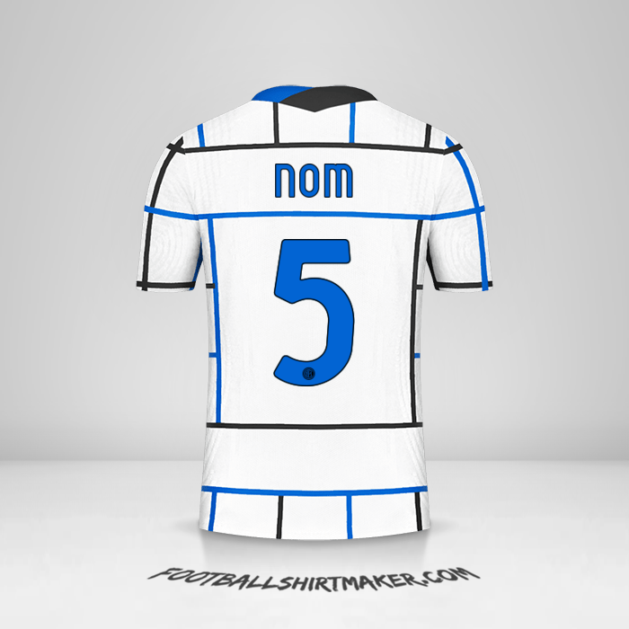 Maillot Inter Cup 2020/21 Extérieur -  nom - 5