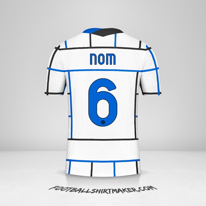Maillot Inter Cup 2020/21 Extérieur -  nom - 6
