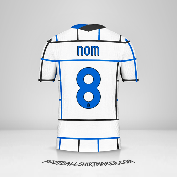 Maillot Inter Cup 2020/21 Extérieur -  nom - 8