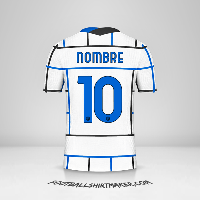 Jersey Inter Cup 2020/21 Visita -  nombre - 10