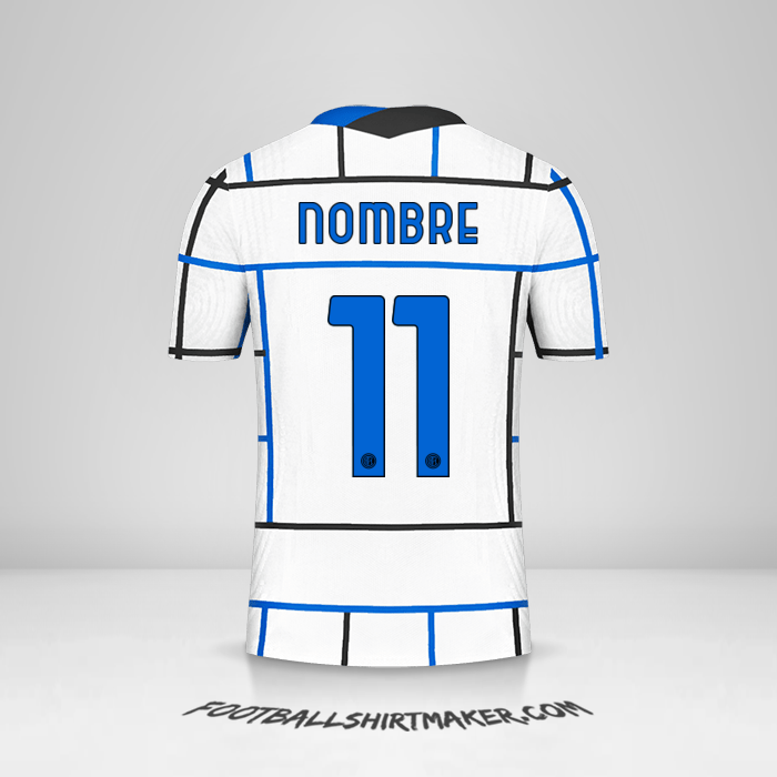 Camiseta Inter Cup 2020/21 Visita -  nombre - 11