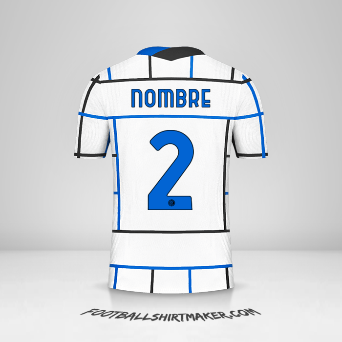 Jersey Inter Cup 2020/21 Visita -  nombre - 2