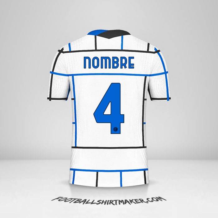 Jersey Inter Cup 2020/21 Visita -  nombre - 4