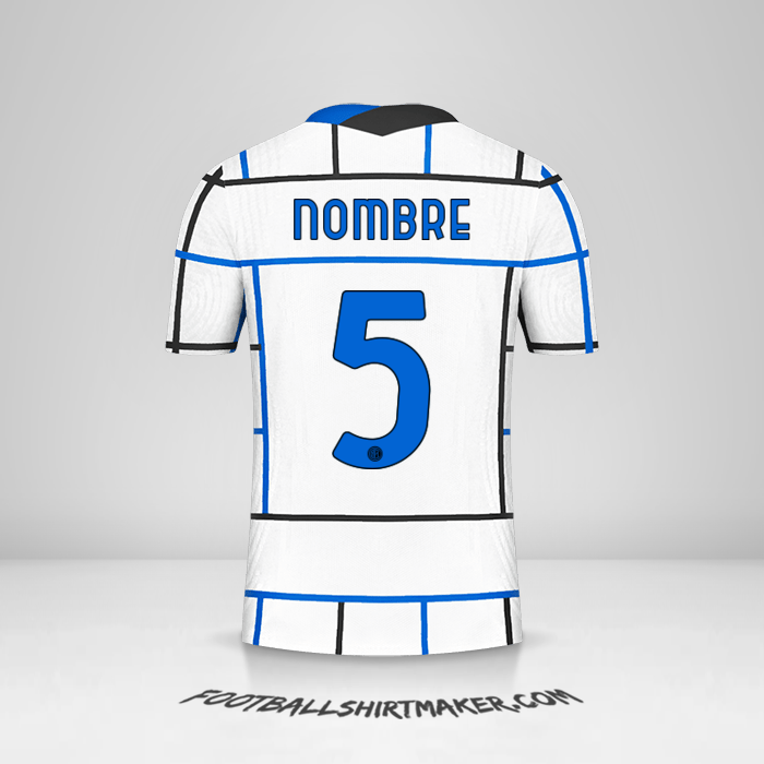 Jersey Inter Cup 2020/21 Visita -  nombre - 5