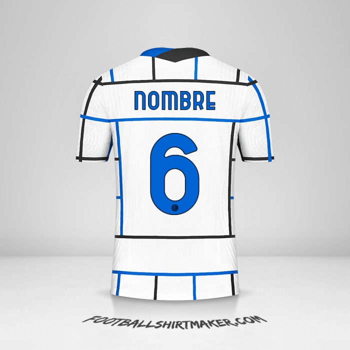 Camiseta Inter Cup 2020/21 Visita -  nombre - 6