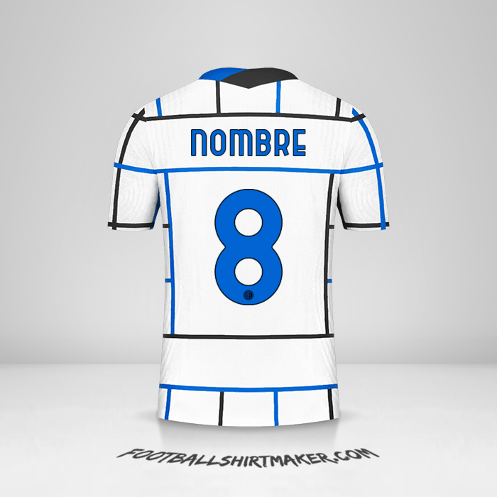 Camiseta Inter Cup 2020/21 Visita -  nombre - 8