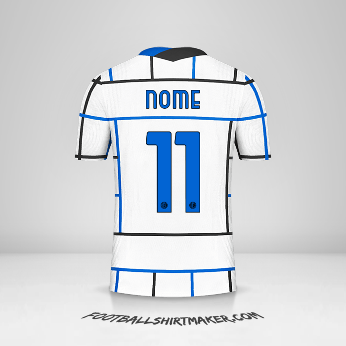 Maglia Inter Cup 2020/21 Seconda -  nome - 11
