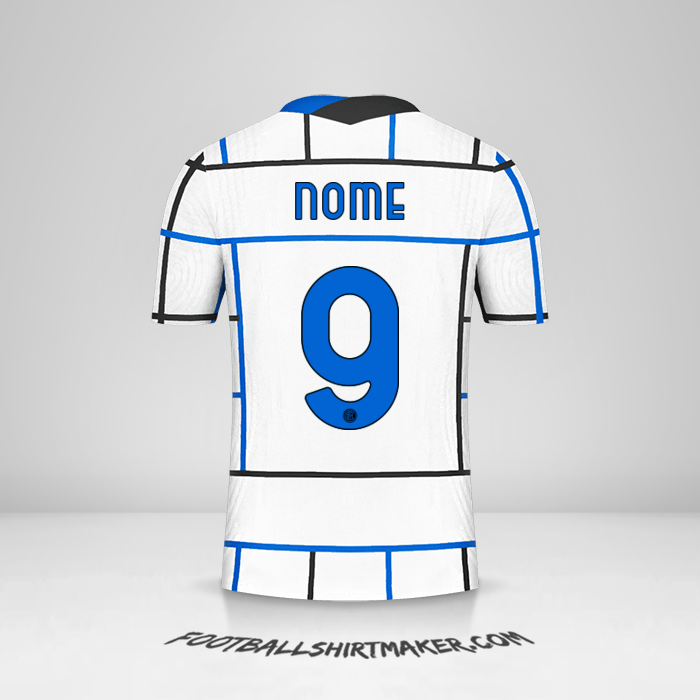 Maglia Inter Cup 2020/21 Seconda -  nome - 9
