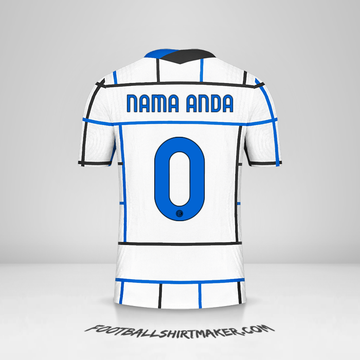 Jersey Inter 2020/21 Cup II -  nama anda - 0