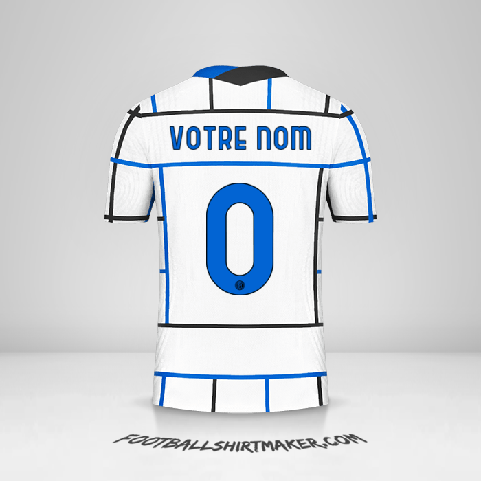 Maillot Inter 2020/21 Cup II -  votre nom - 0