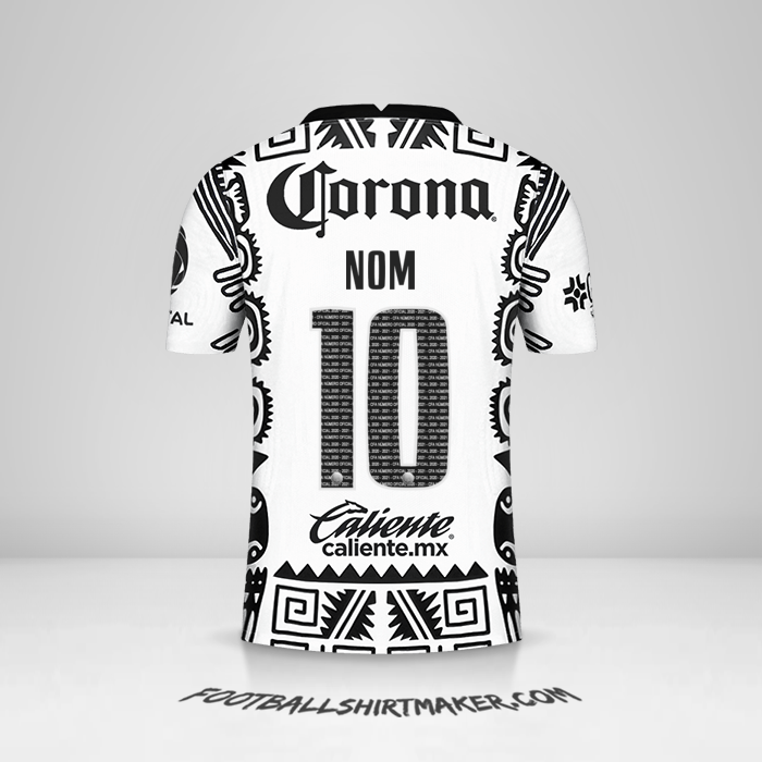 Maillot Club America 2021 Troisième -  nom - 10