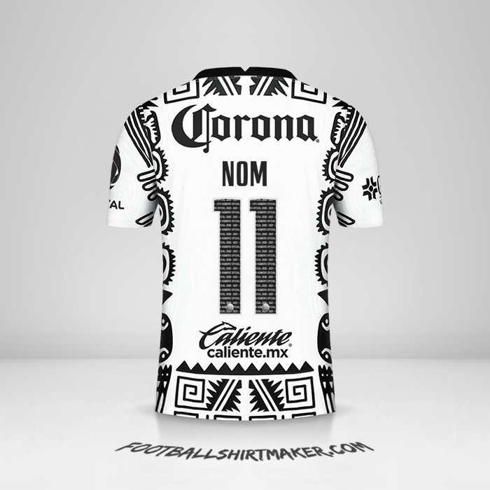 Maillot Club America 2021 Troisième -  nom - 11