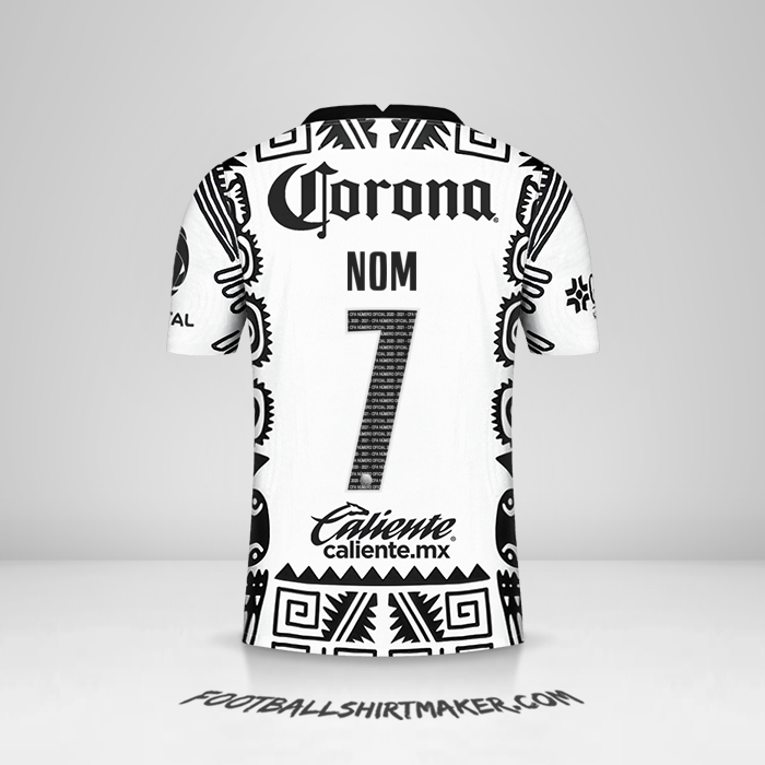 Maillot Club America 2021 Troisième -  nom - 7