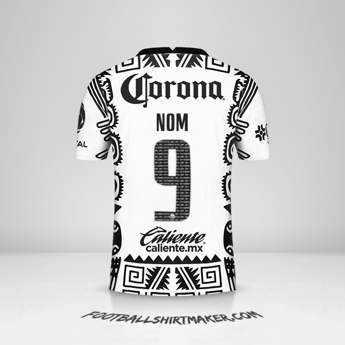 Maillot Club America 2021 Troisième -  nom - 9