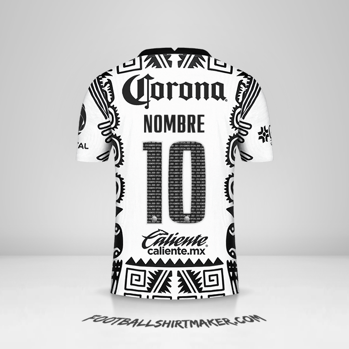 Jersey Club America 2021 Tercera -  nombre - 10