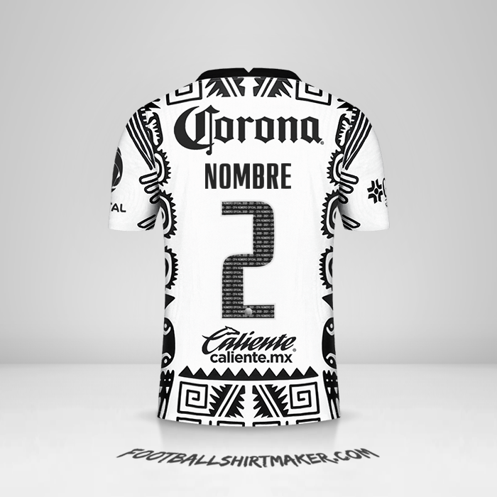 Jersey Club America 2021 Tercera -  nombre - 2