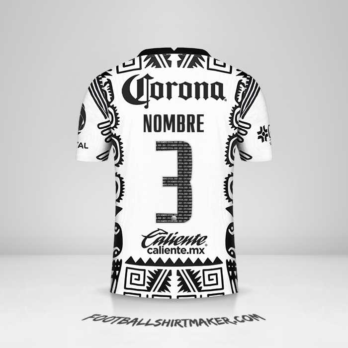 Jersey Club America 2021 Tercera -  nombre - 3