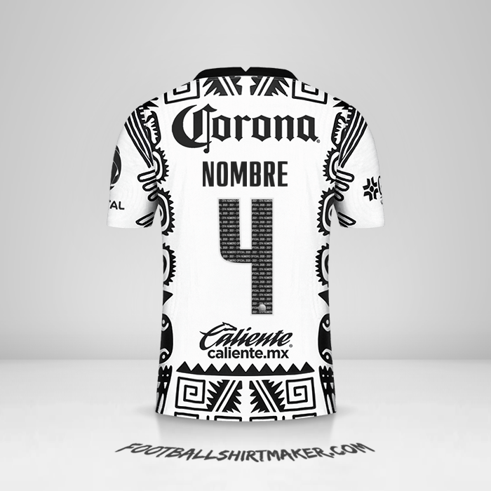 Jersey Club America 2021 Tercera -  nombre - 4