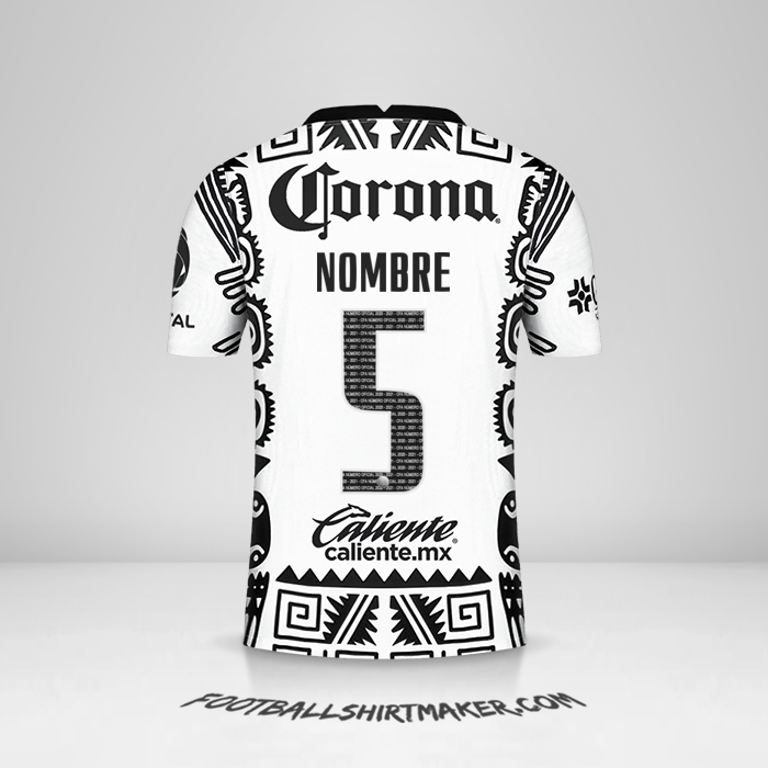 Jersey Club America 2021 Tercera -  nombre - 5