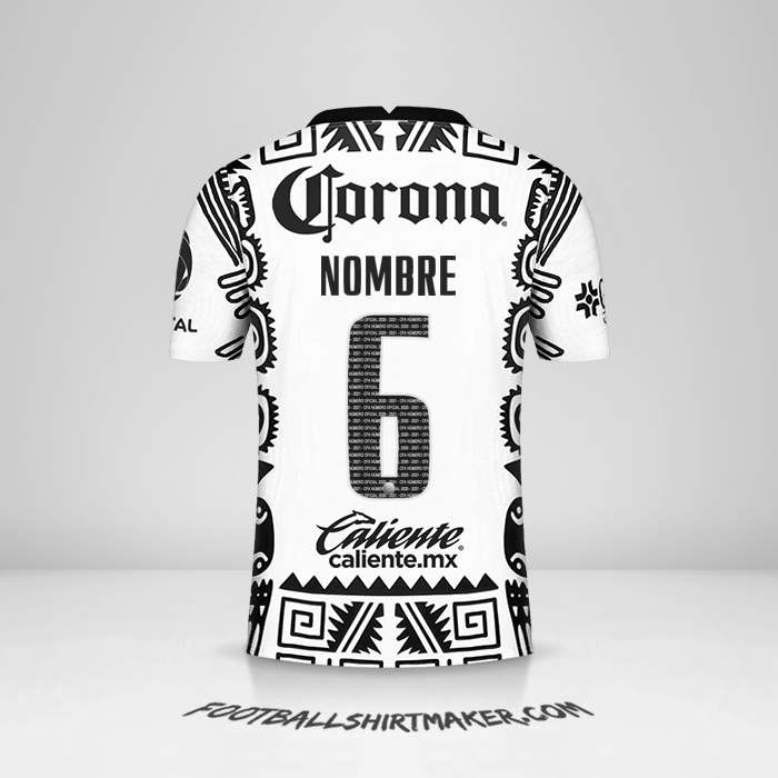 Camiseta Club America 2021 Tercera -  nombre - 6