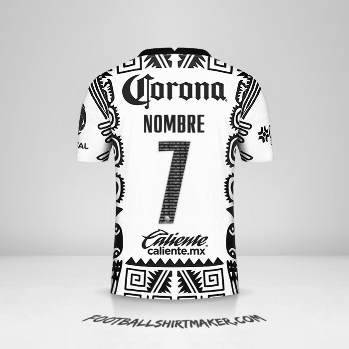 Jersey Club America 2021 Tercera -  nombre - 7