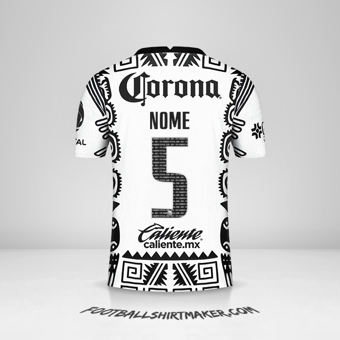 Camisa Club America 2021 Terceira -  nome - 5
