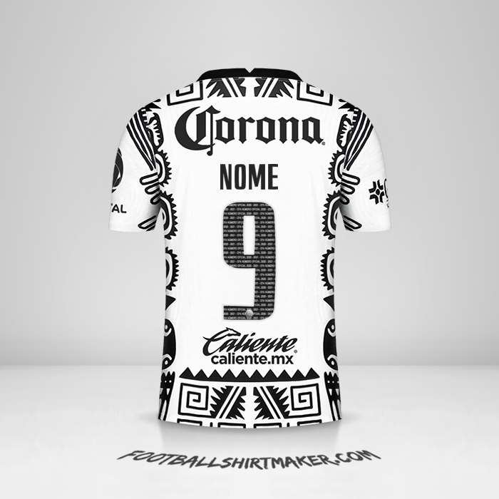 Camisa Club America 2021 Terceira -  nome - 9